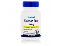 Healthvit Valerian Root Extract 300mg For Restful Sleep | Helps Relax Smooth Muscles | Relaxes The Central Nervous System | Vegan And Gluten Free | 60 Capsules Rs. 149
