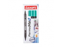 Luxor Perma Medium Marker Pen , Green ( Pack of 10 ) (9000030169) Rs. 105
