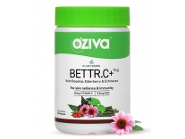 OZiva Bettr.C+ (Plant based Vitamin C with Zinc, Rosehip, Bioflavonoids) for Advanced Immunity, Better Absorption than Synthetic Vitamin C, Certified Vegan, 60 capsules Rs. 240