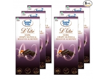 Sugar Free D’lite Quinoa & Almonds Dark Chocolate Bar, 40g (Pack of 6) Rs. 594