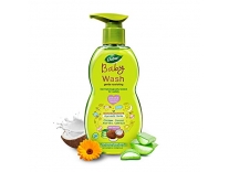 Dabur Baby Wash: pH 5.5 balanced | No Harmful Chemicals & Tear Free Formula | With Ayurvedic herbs | Hypoallergenic & Dermatologically Tested | No Paraben & Phthalates – 500 ml Rs. 189