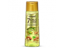 Emami 7 Oils In One | Non Sticky & Non Greasy Hair Oil | 20 Times Stronger Hair | Nourishes Scalp | Free of Sulphates, Parabens and Chemicals | With Goodness of Almond Oil, Coconut Oil, Argan Oil and Amla Oil – 500ml Rs.149