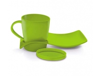 Milton Coffee and Cookies Melamine Server Set of 3, Green Rs. 260