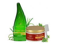 Newish Combo Pack for gift (Aloe Vera+De Tan Face Pack) Rs. 177