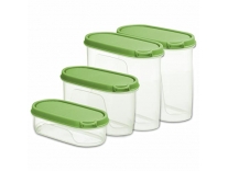 Pigeon StakBox Value Combi (Set of 4) Storage for Kitchen – Green Rs. 202