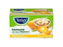 Tetley | Naturally Sweet Green Tea with Mango Flavour | Immune with Added Vitamin C | Green Tea | 25 Tea Bags Rs. 83