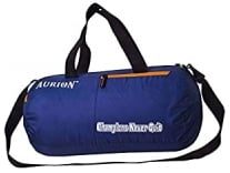 Aurion Vista Polyester Sports Gym Duffle Bag with Wet Pocket and Shoe Compartment – 1Pc (Blue, 24 Cms) | Lightweight Duffle Bags | Travel Duffel Backpack for Men and Women | Camping | Swimming | Yoga Rs. 239