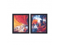 Home Attire Multicolor Abstract Paintings,Set of 2, (12 X 14 Inch – 2) (HAP-1776) Rs. 182