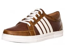 Khadim’s Men Brown Lifestyle Dress Sneakers – UK 10 Rs. 349