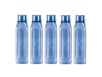 MILTON Prime 1000 Pet Water Bottle, Set of 5, 1 Litre Each, Blue | BPA Free | 100% Leak Proof | Office Bottle | Gym Bottle | Home | Kitchen | Travel Bottle | Hiking | Treking Bottle Rs. 479