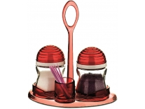 Signoraware Twins Salt n Spice Shaker Glass (Set of 2) 75 ml Each, Red Rs.153