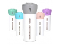 Travigo 4-in-1 Travel Dispenser Bottle sets, Includes Four 40 mL Cosmetic Toiletries TSA Approved Refillable Leakproof liquid Containers for Shampoo, Lotions, Skincare,Makeup Products inc Labels(Gray) Rs.273