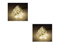 Tu Casa DW-425 – LED Copper Wire String Light Battery Operated – 5 Mtrs – Yellow – Set of 2 Rs.172