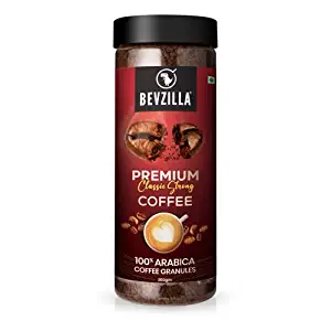 Bevzilla 100% Arabica Instant Classic Strong Coffee Powder – 200 Grams | Premium Coffee| Strong Coffee| Classic Coffee| Espresso, Latte & Cappucino| Pure Coffee| Hot & Cold Coffee Rs.359