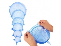 Bitcoin Enterprise ™ Silicone Stretch Lids,Set of 6 Multi Size Reusable Silicone Lids Food and Bowl Covers,Dishwasher and Freezer Safe(Pack of 1)(Multicolour) Rs. 299