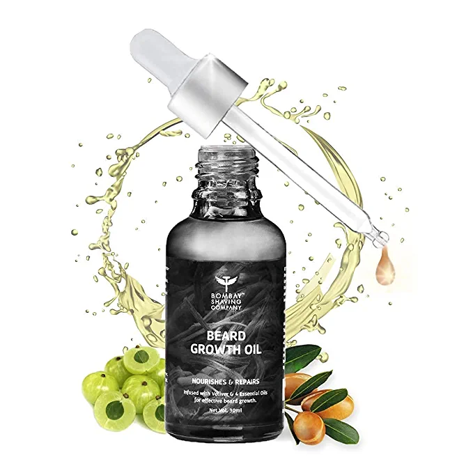 Bombay Shaving Company Beard Growth Oil Powered with Vetiver & 4 Essential Oils for Thicker Beard Growth, 30 ml | Made in India Rs. 99