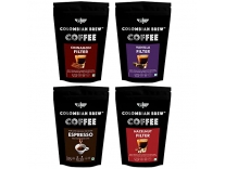 Colombian Brew Assorted Ground Filter Coffee Powder 4 Packs 100g Each Espresso, Hazelnut, Vanilla, Cinnamon (Make Espresso, French Press, Cold Brew, Hot Brew) Rs.306