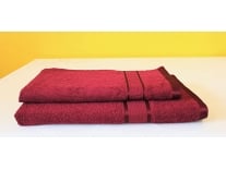 Frestol Terry – 1 Bath Towel + 1 Hand Towel (Marron) Rs. 280