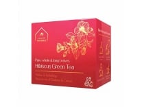 Hindraj Hibiscus Flower Herbal Tea Bags | Natural Colorant | Used For Iced Tea, Mocktail & Syrup |100% Natural Ingredients Like Lemongrass, Tulsi, Ginger | Caffeine Free | Relaxing Green Tea | No Added Sugar (2g Each, 15 Tea Bags) – Pack of 1 Rs. 245