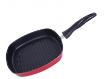 Nirlon Non Stick Aluminium Square Grill Pan 22.5cm Gas Stove Compatible Only(26mm_Classic_GP22.5) Rs. 358