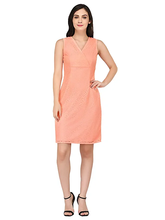 Purys Women’s Synthetic A-Line Knee-Length Dress Rs. 270