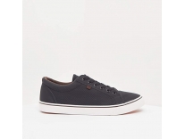 shoexpress Men’s Panelled Low Ankle Sneakers with Lace-Up Closure Black 9 UK (MLD2019778) Rs. 387