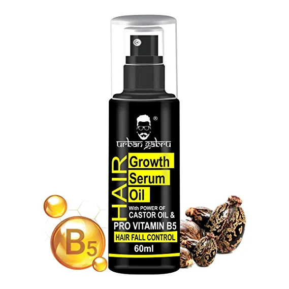 UrbanGabru Hair Growth Serum oil with Castor oil – Hair fall control Oil for Men & Women Rs. 399
