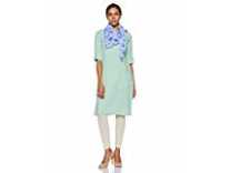 Aurelia Women’s Synthetic Stole (18FEK75099-62889_Blue_FS) Rs. 179