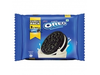 Cadbury Oreo Vanilla flavour Cookie Sandwich Cream Biscuit Family pack (288.75g, Pack of 3 x 96.25g / 300g , Pack of 3 x 100g grammage may vary) Rs. 75