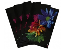 Kuber Industries Flower Printed PVC Waterproof, Oil Proof, Easy to Clean Placemats Table Mats for Dining (Set of 4, Multicolour, Polyvinyl Chloride) Rs. 121