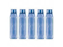 MILTON Prime 1000 Pet Water Bottle, Set of 5, 1 Litre Each, Blue | BPA Free | 100% Leak Proof | Office Bottle | Gym Bottle | Home | Kitchen | Travel Bottle | Hiking | Treking Bottle Rs. 399