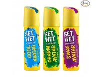 SET WET Deodorant Spray Perfume Cool, Charm & Swag Avatar for men, 150ml (Pack of 3) Rs. 228