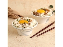Wonderchef Teramo Stoneware Japanese Bowl 210 ml – Marble White, Set of 2 Rs. 252