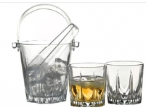 Pasabahce Karat Whisky Set of 6 Glasses & 1 Ice Bucket at Rs.572