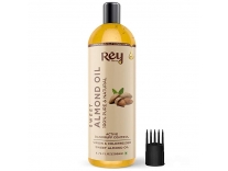 Rey Naturals Almond Hair Oil | 100% Pure Almond Oil (Badam Oil) | Virgin & Cold Pressed Sweet Almond Oil for Hair and Skin – 200ml Rs. 239