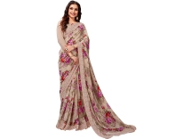 Shangrila Designer Women’s Digital Printed Georgette Saree With Blouse Piece Rs. 1399