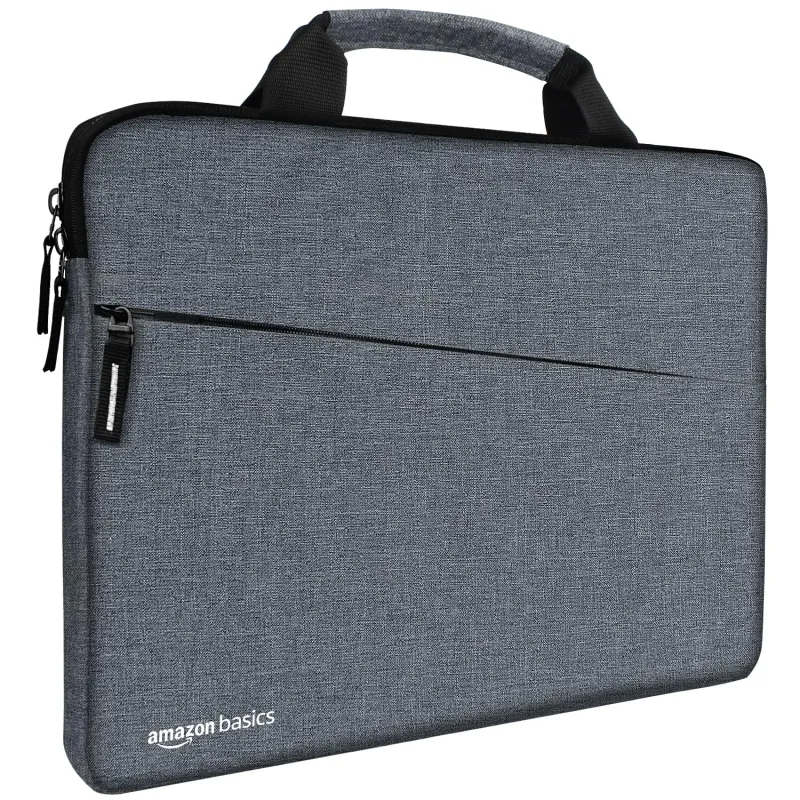 Amazon Basics Laptop Bag Sleeve Case Cover Pouch with Handle for Men & Women | 15.6 Inch Laptop with Padded Laptop Compartment | Zipper Closure | Rs. 224