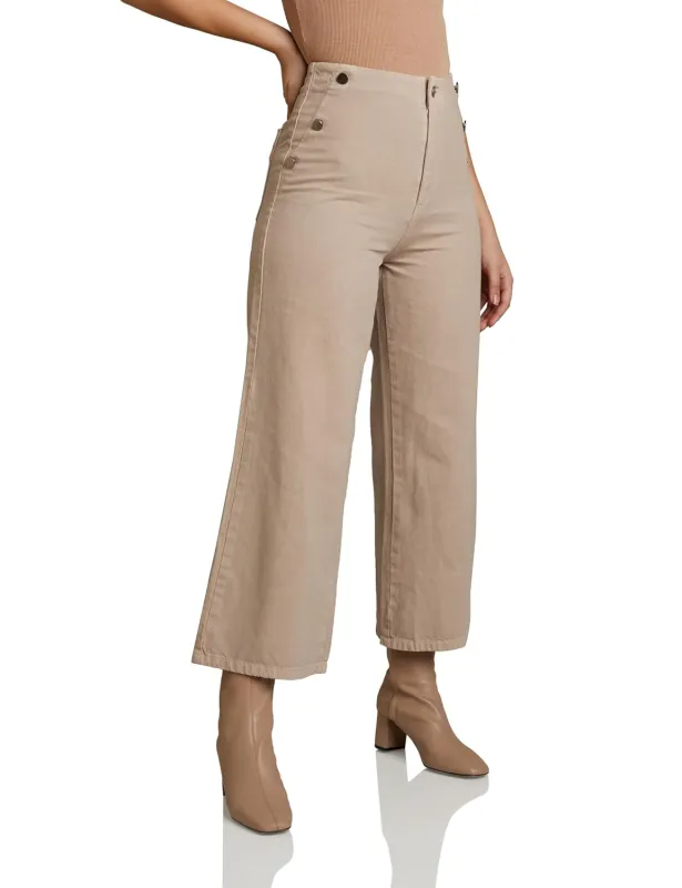 Amazon Brand – Symbol Women High Rise Cropped Length Denim Culottes (Available in Plus Sizes) Rs. 249