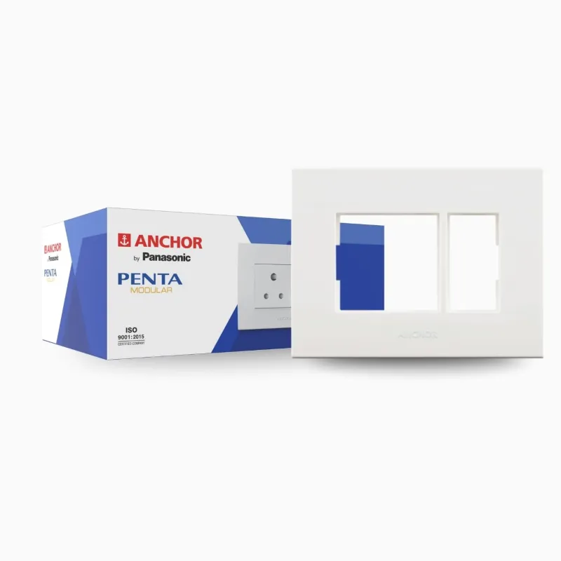 Anchor by Panasonic Penta 8 Module White Regular Cover Plate for Switch Board (White, 65908-10) Rs. 601