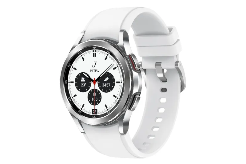 [Apay ICICI NC EMI] Samsung Galaxy Watch4 Classic Bluetooth(4.2cm, Silver, Compatible with Android only) Rs. 11405