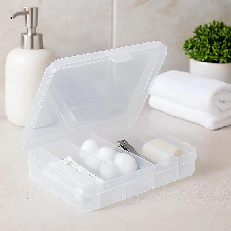 [Apply 10% Coupon] Home Centre Regan Solid Polypropylene Rectangular Storage Box (White, Standard) Rs. 124