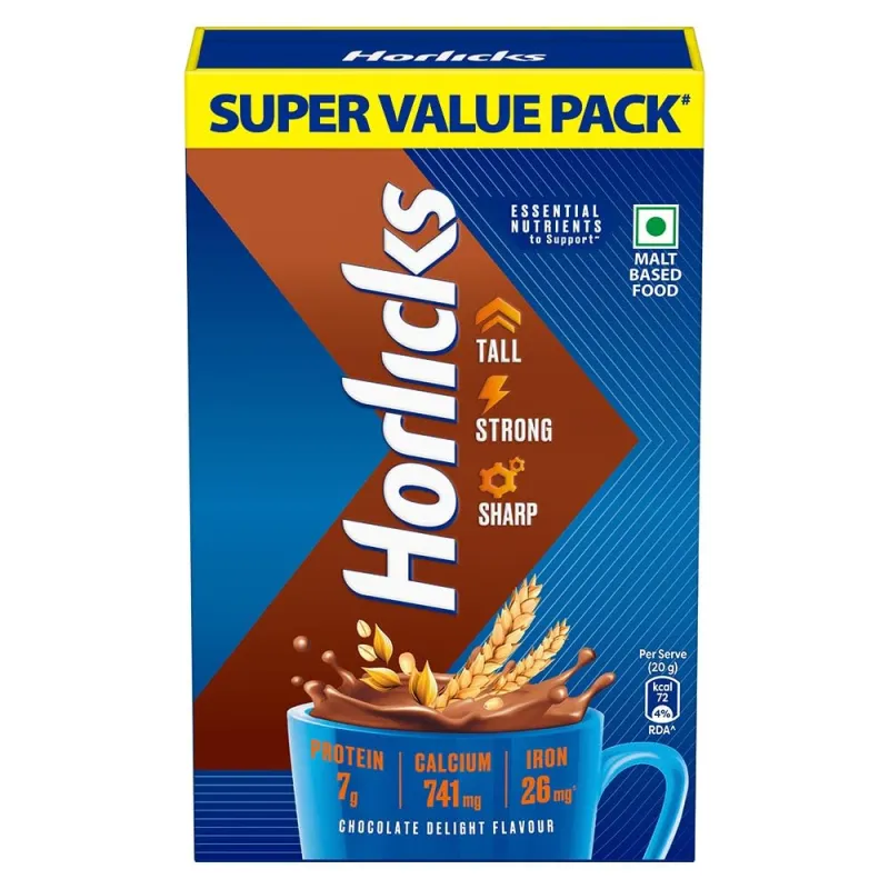 Horlicks Health & Nutrition Drink 1 kg Refill Pack, For immunity and 5 signs of growth(Chocolate) Rs. 334
