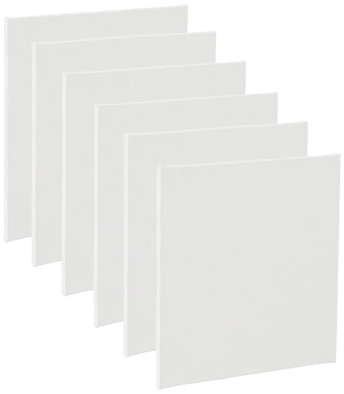 [Apply 2% Coupon] Amazon Brand – Solimo Cotton Canvas Board, 15cm x 15cm, Pack of 6 Rs. 301