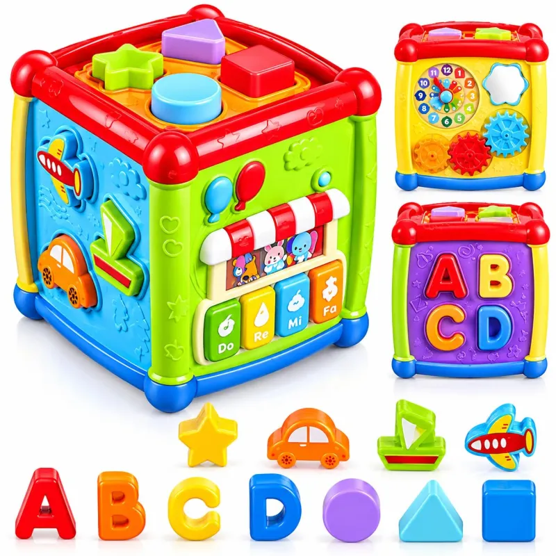 [Apply 2% Coupon] Galaxy Hi-Tech® 6 in 1 Learning Cube Educational Activity Toy Rs. 597