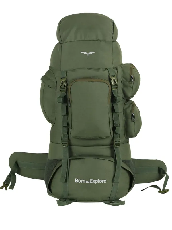 [Apply 2% Coupon] Impulse rucksack bags 75 litres travel bag for men tourist bag for travel backpack for hiking trekking Bag for men camping thames blue bag with 1 Rs. 1116