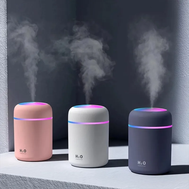 [Apply 2% Coupon] PREZONE H2O Diffuser with Colorful LED Lights for Home Office & Small Rooms, Portable Cool Mist Small Quiet Air Humidifier for Aroma Therapy, Rs. 129