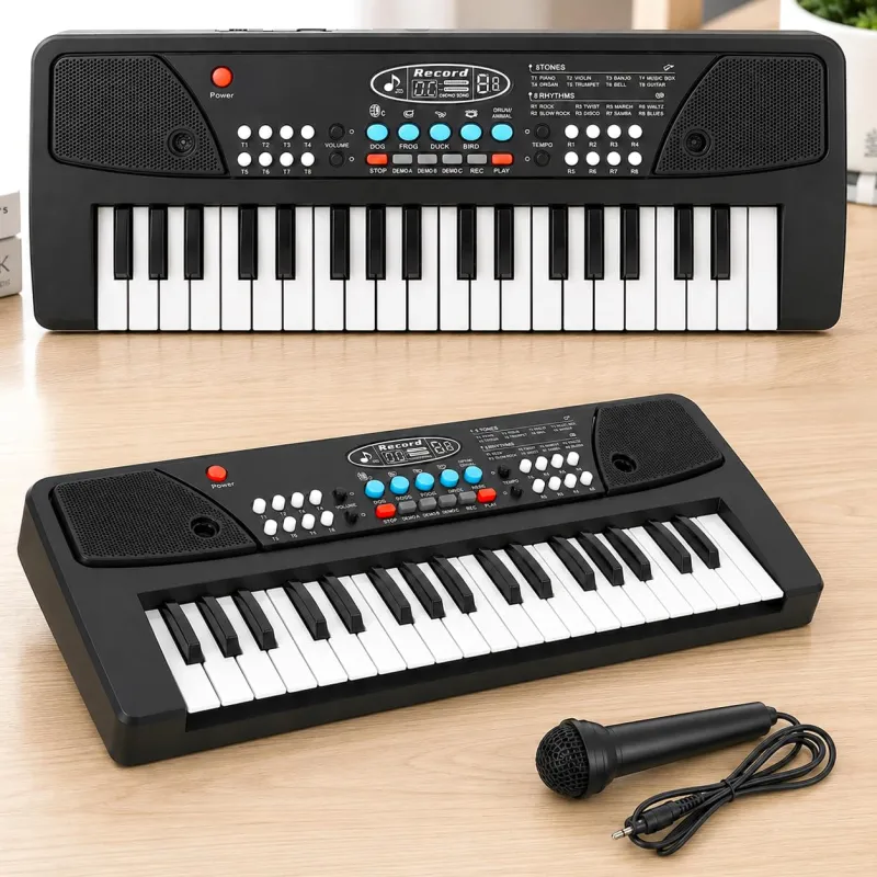 [Apply 2% Coupon] VGRASSP Digital Musical Piano Toy for Kids with Microphone Rs. 636