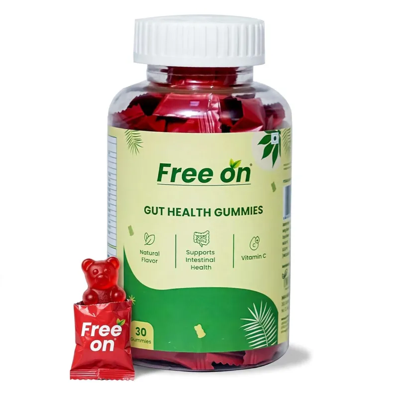 [Apply 3% Coupon] Free On Gut Health Probiotic Gummies, 30 Gummies, Natural Fruit Flavour Rs. 154