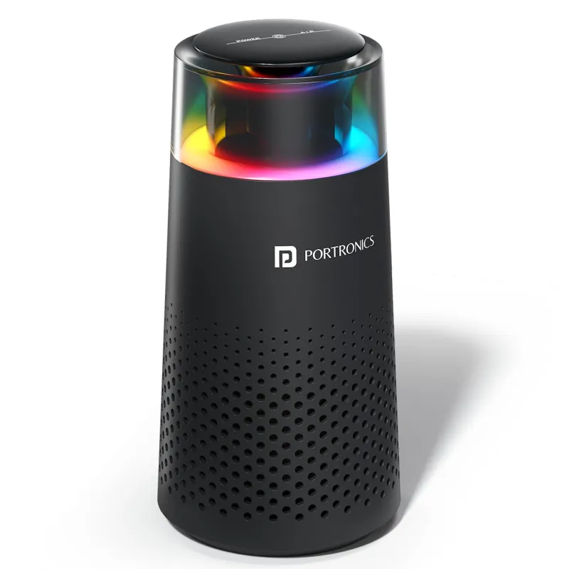 [Apply 3% Coupon] Portronics AeroDrive, Type-C Powered Car Air Purifier with H13 HEPA Filter, 3-Stage Filtration(Pre-filter, HEPA13 & Activated Carbon Filter) 360° Air Rs. 1163