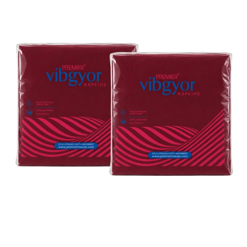 [Apply 3% Coupon] Premier Vibgyor Napkins 2 Ply Soft & Strong Absorbent Paper Napkins | Made from 100% Virgin Fiber | Eco-Friendly Table Napkins for Home | Dining & Rs. 86